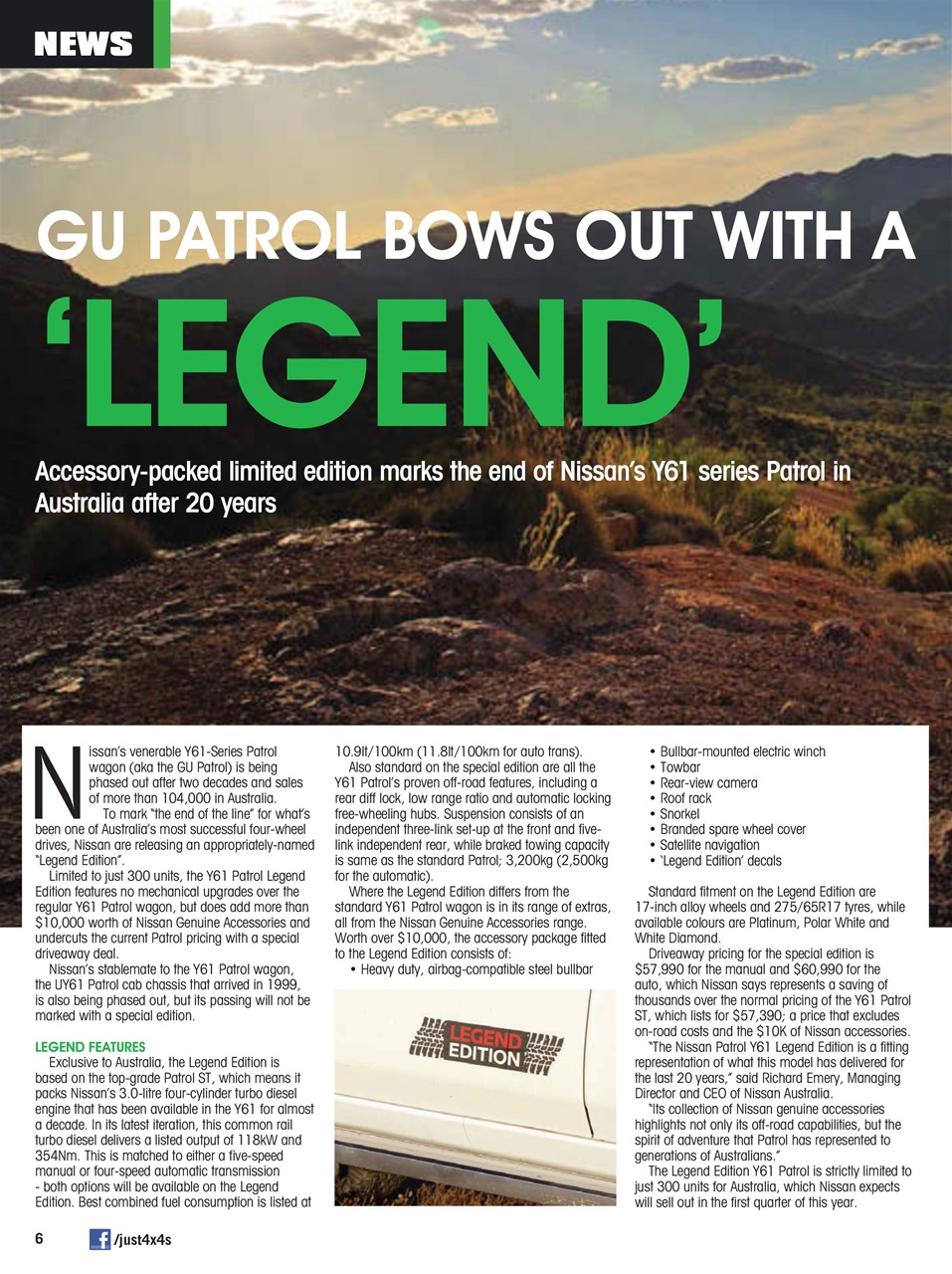 JUST 4X4S Preview Pages