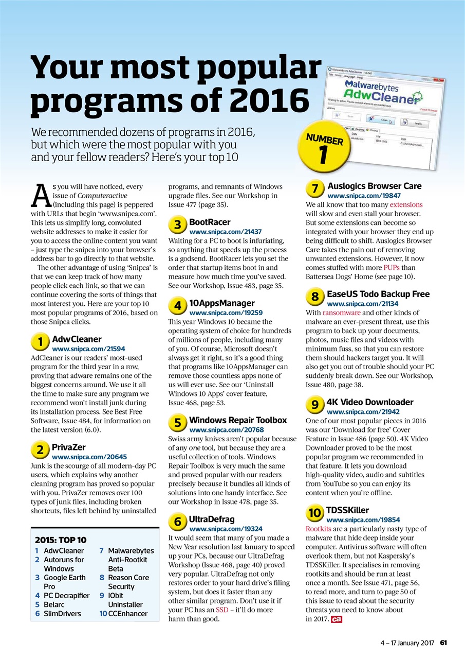 Computer Active Preview Pages