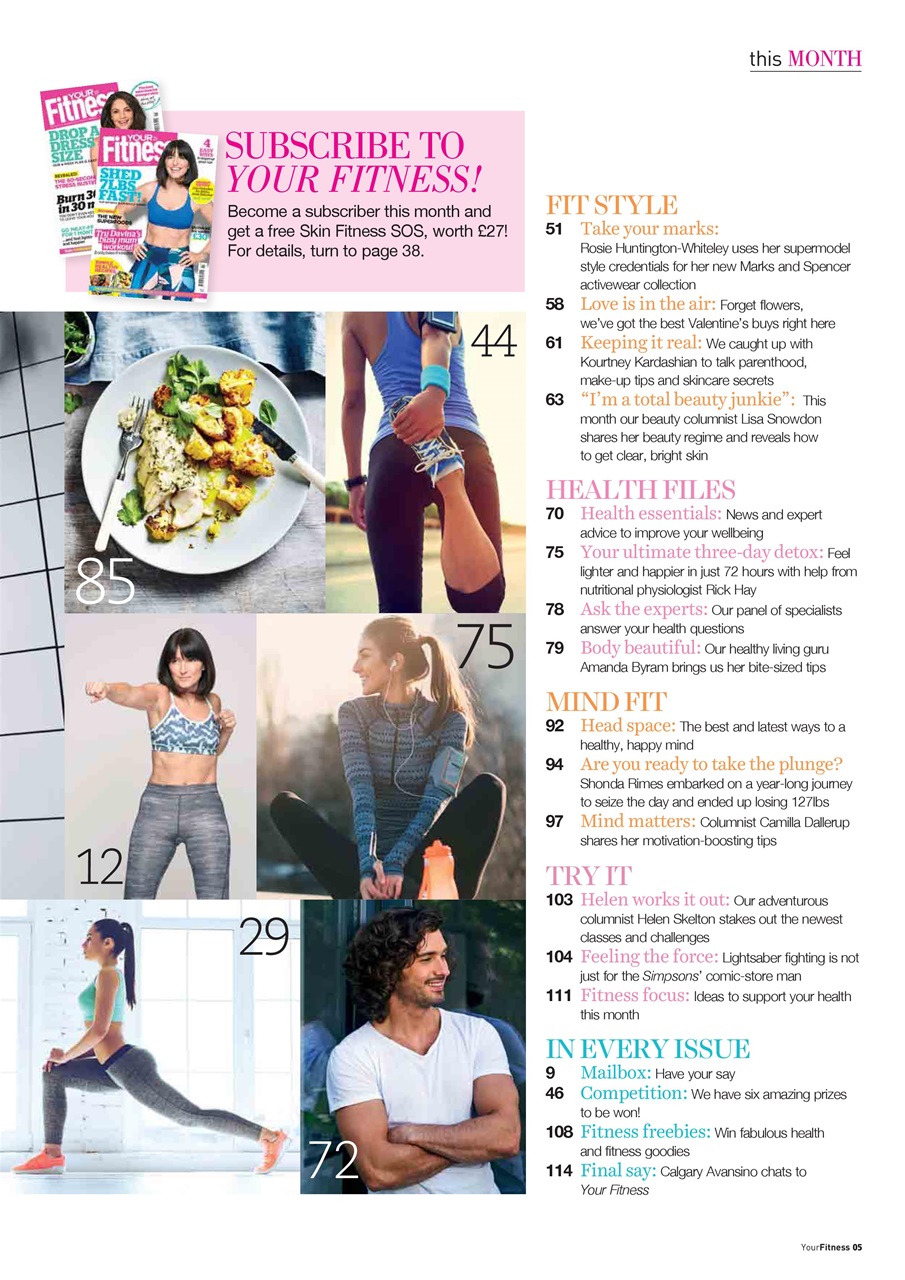 Health & Wellbeing Preview Pages