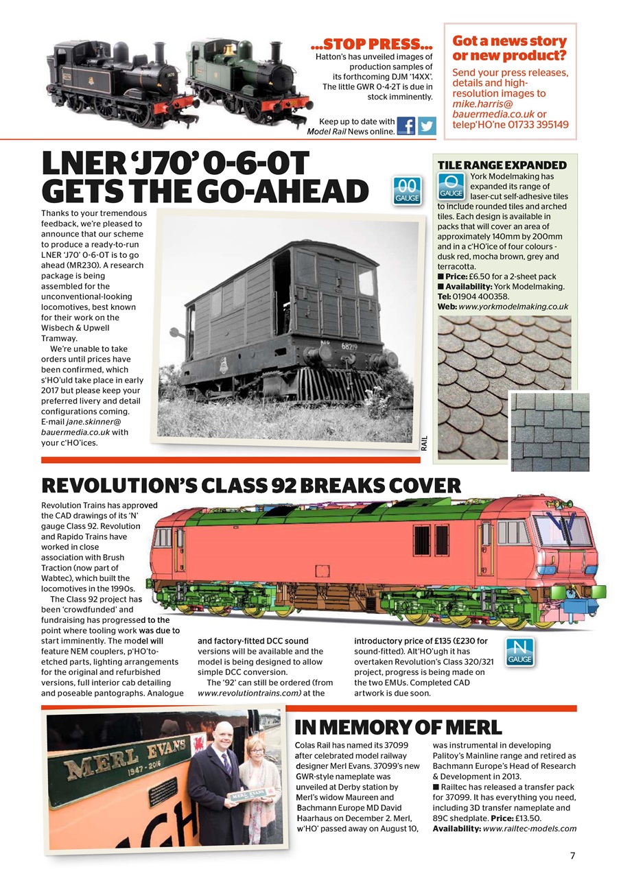 Model Rail Preview Pages