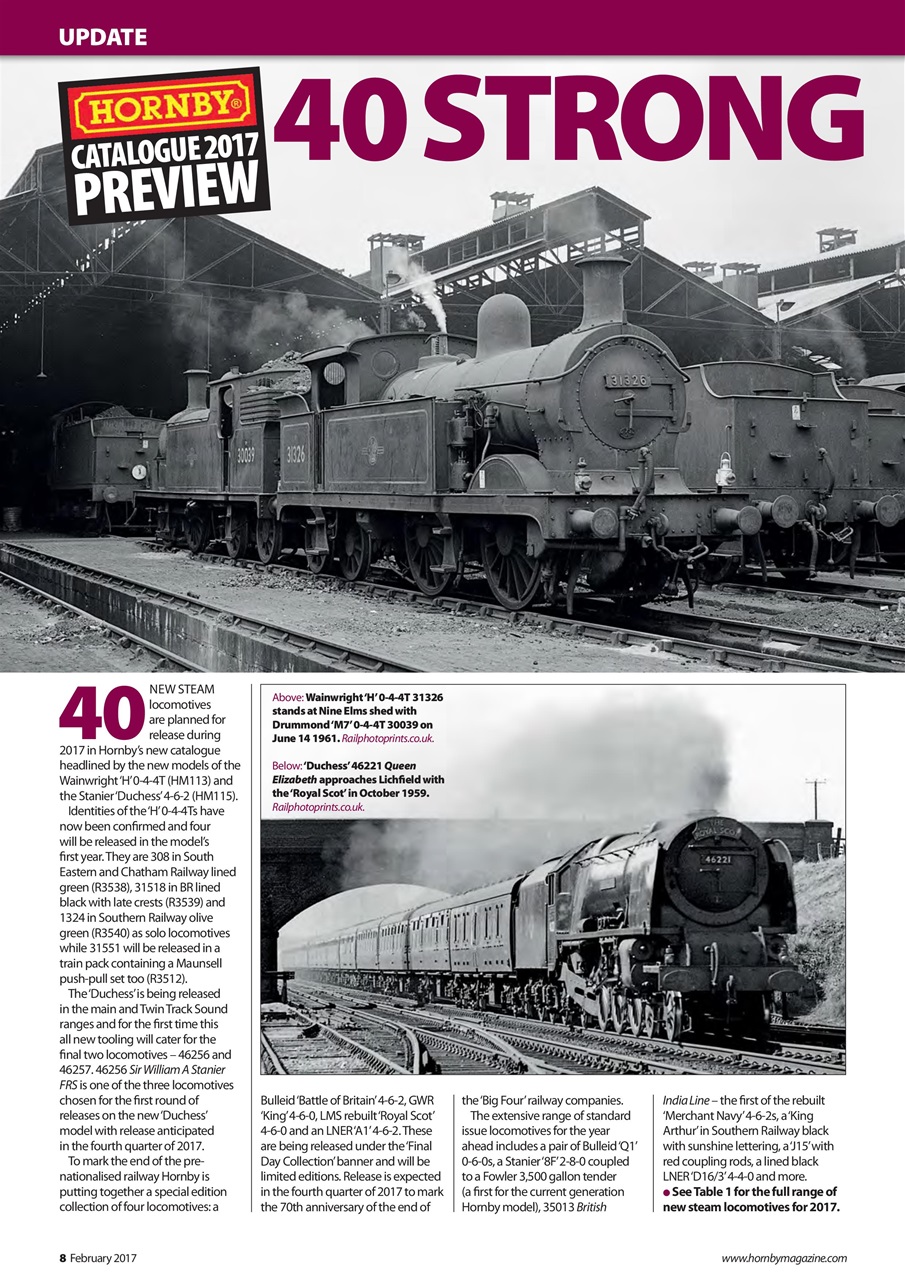 Hornby Magazine Preview Pages