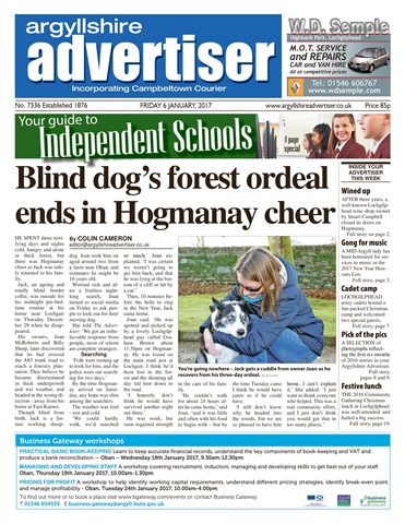 Argyllshire Advertiser issue 6th January 2017