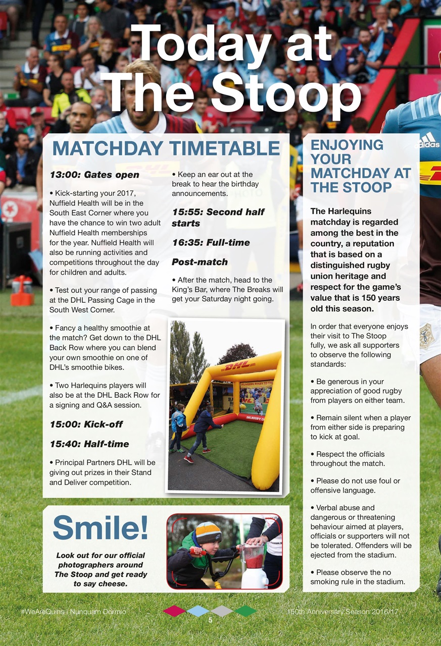 Harlequins Preview Pages