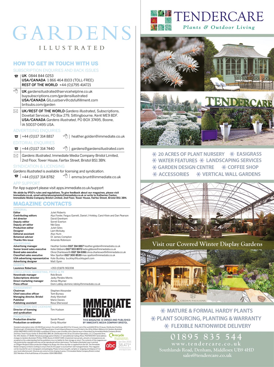 Gardens Illustrated Preview Pages