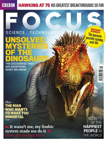 BBC Science Focus Magazine issue Janaury 2017