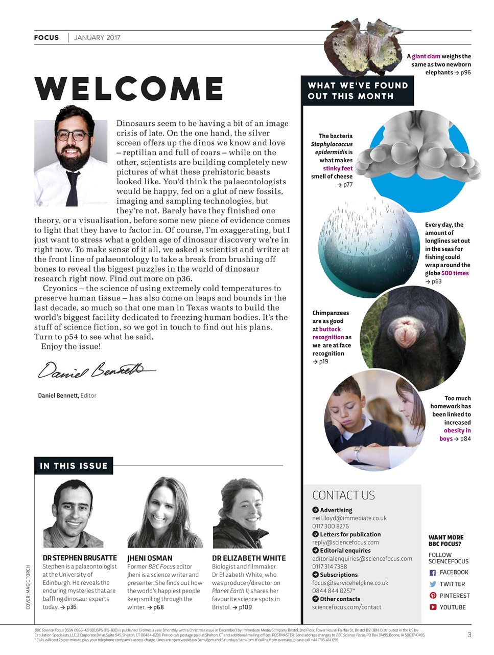 BBC Science Focus Magazine Preview Pages