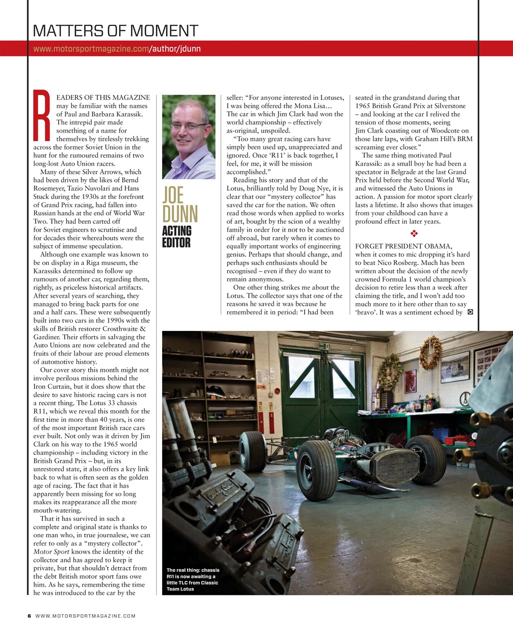 Motor Sport Magazine Preview Pages