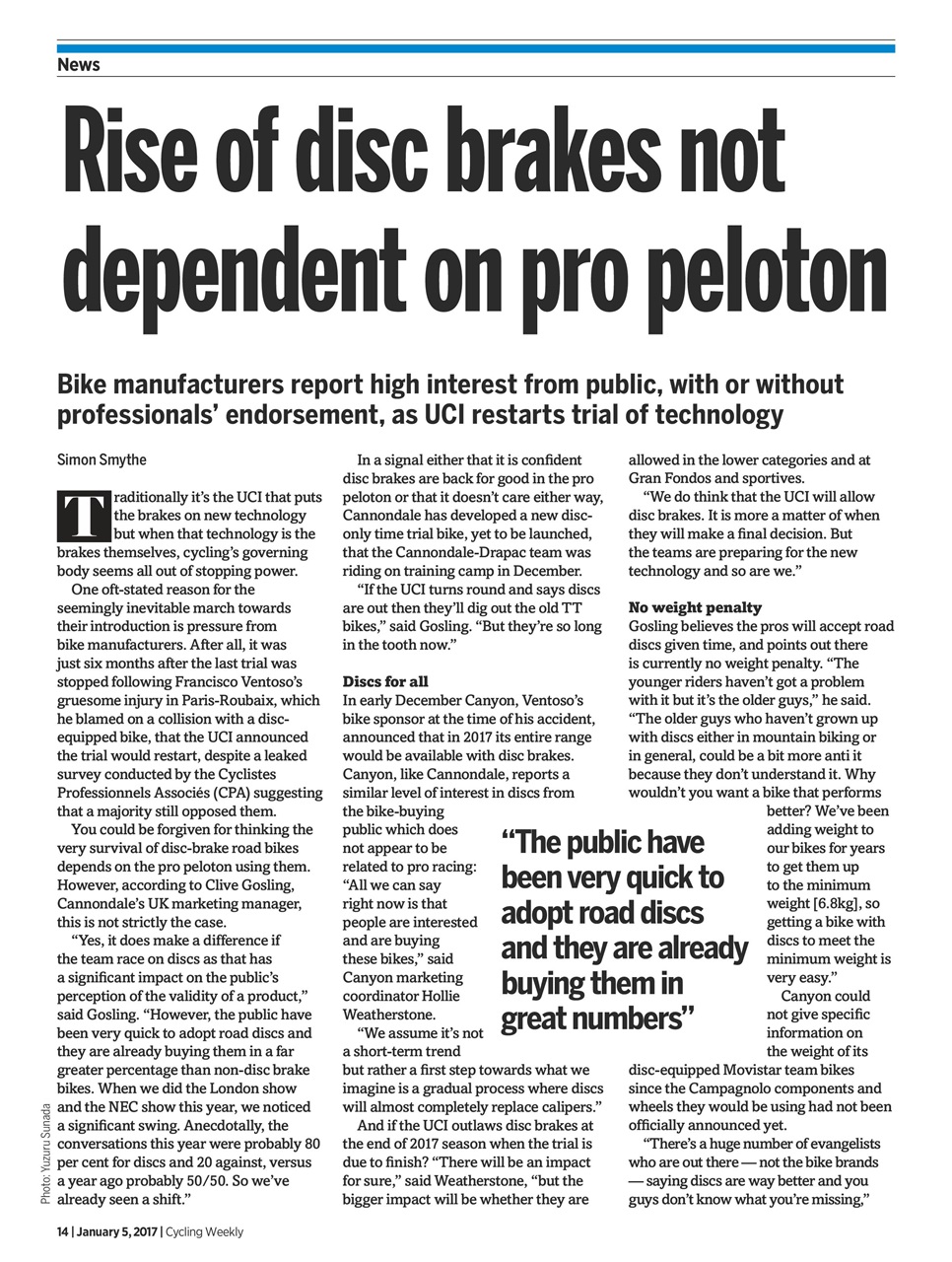 Cycling Weekly Preview Pages