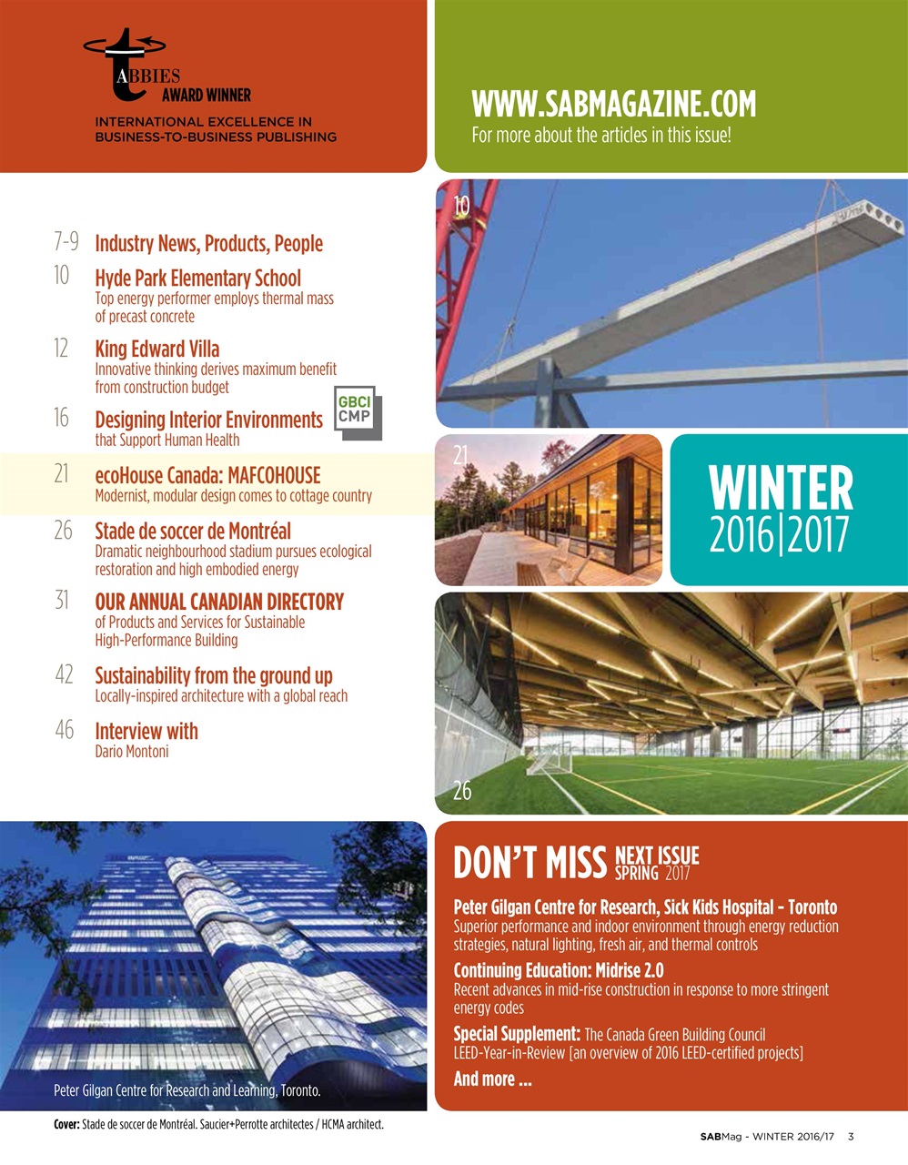 SABMag Preview Pages