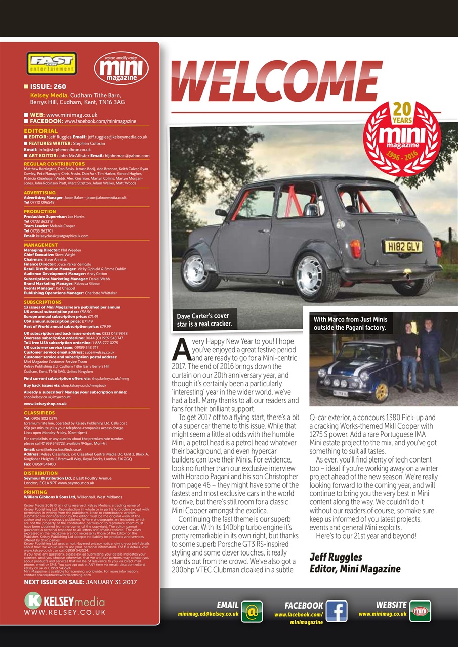 Mini Magazine Preview Pages