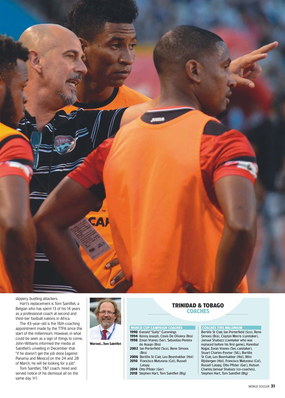 World Soccer Preview Pages