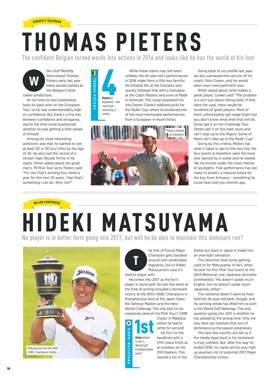 Golf Monthly Preview Pages