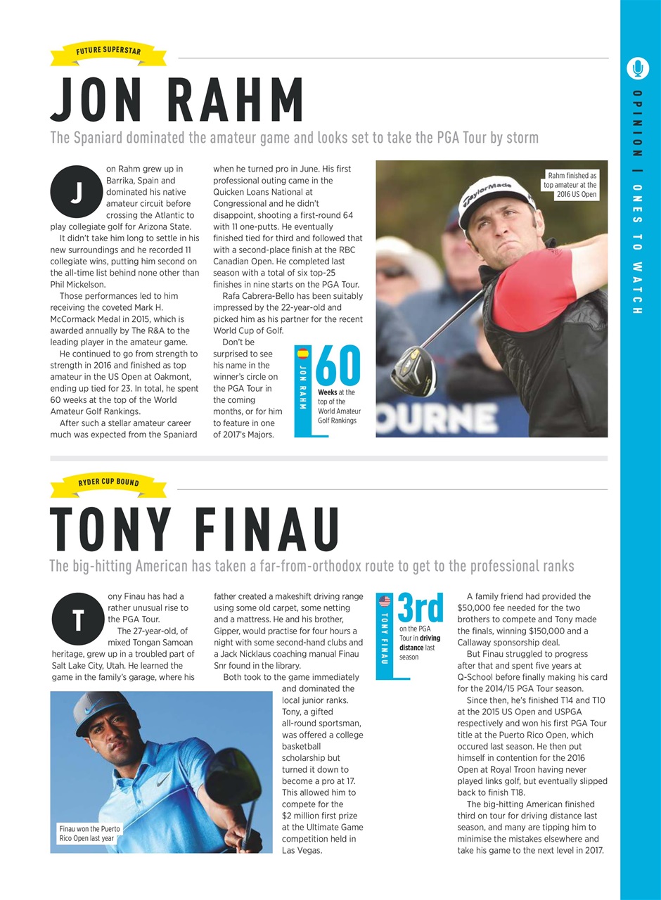 Golf Monthly Preview Pages