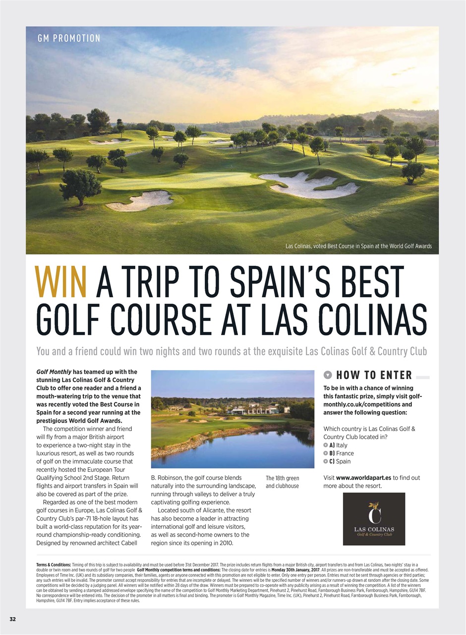 Golf Monthly Preview Pages