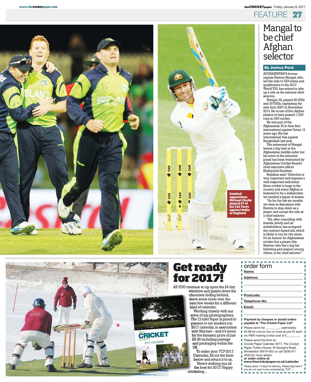 The Cricket Paper Preview Pages