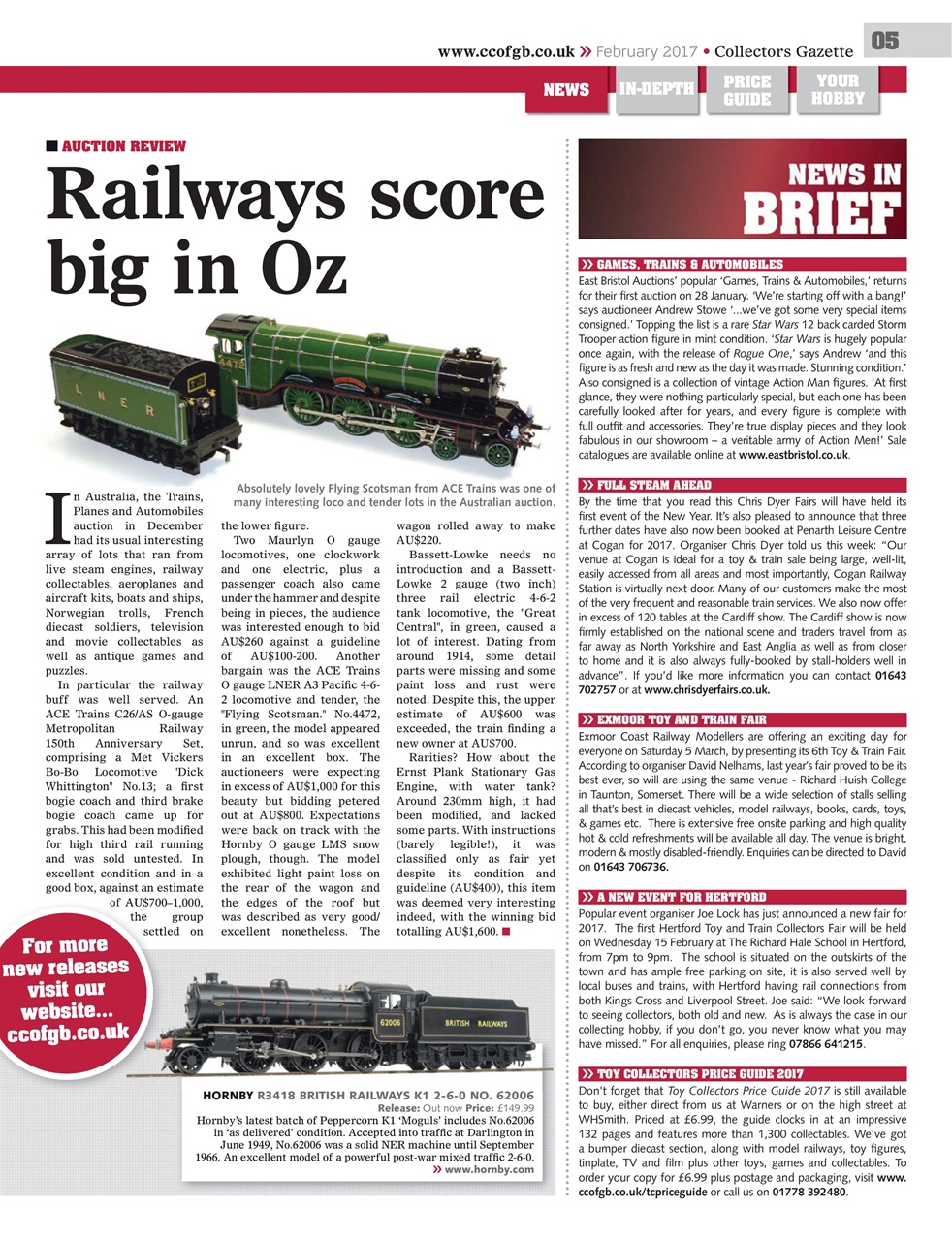 Collectors Gazette Preview Pages