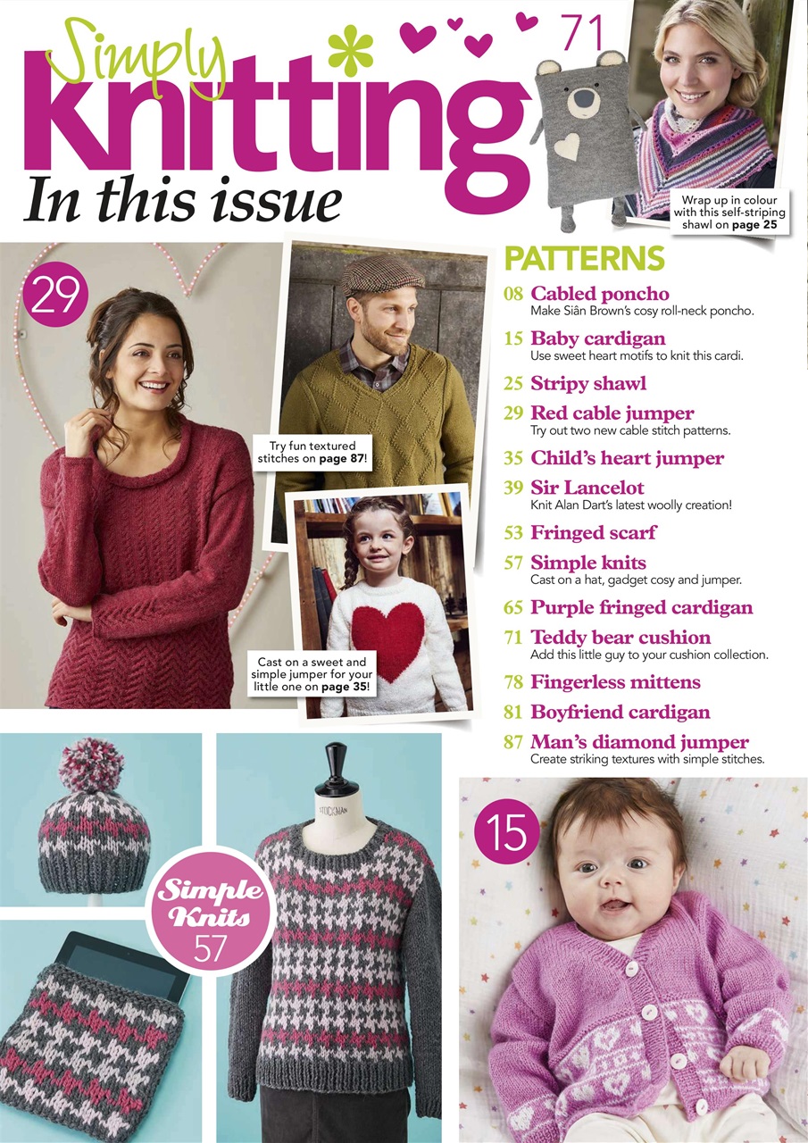 Simply Knitting Preview Pages