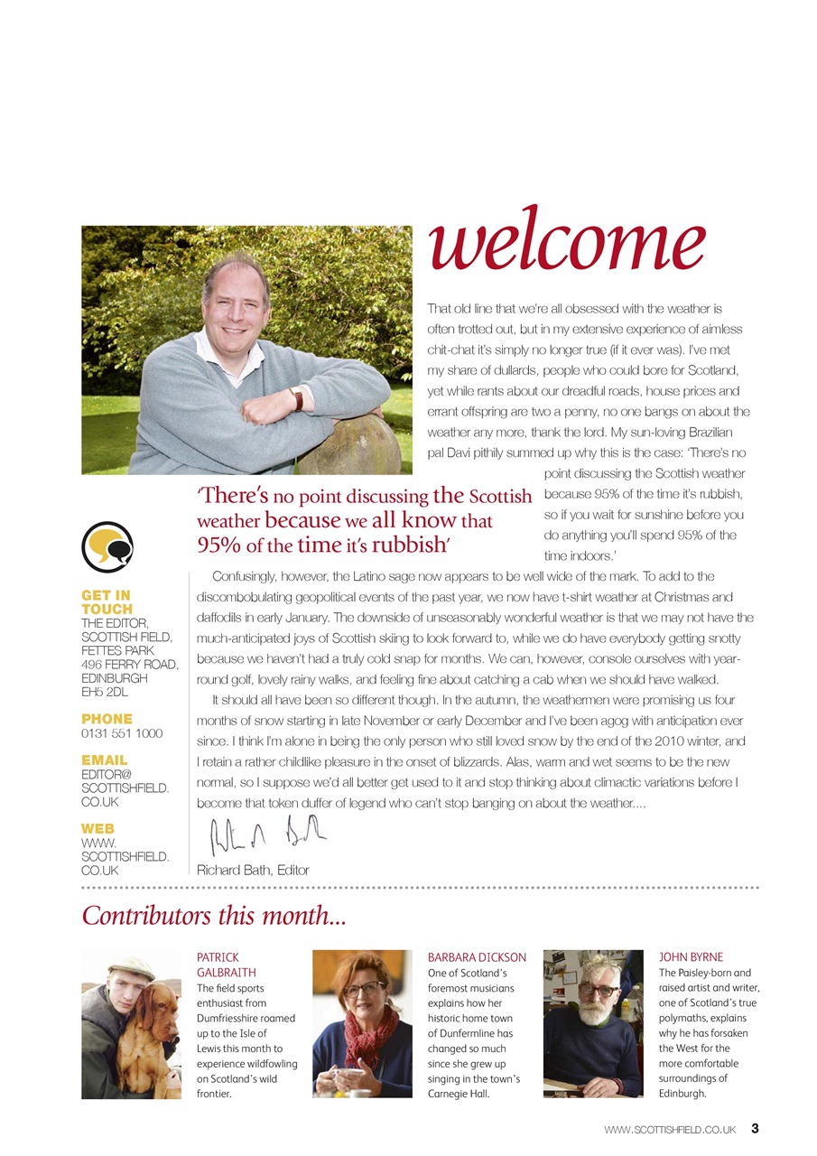 Scottish Field Preview Pages