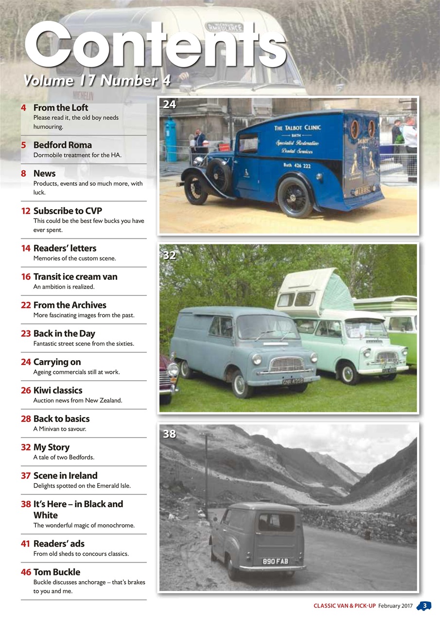 Classic Van & Pick-up Preview Pages