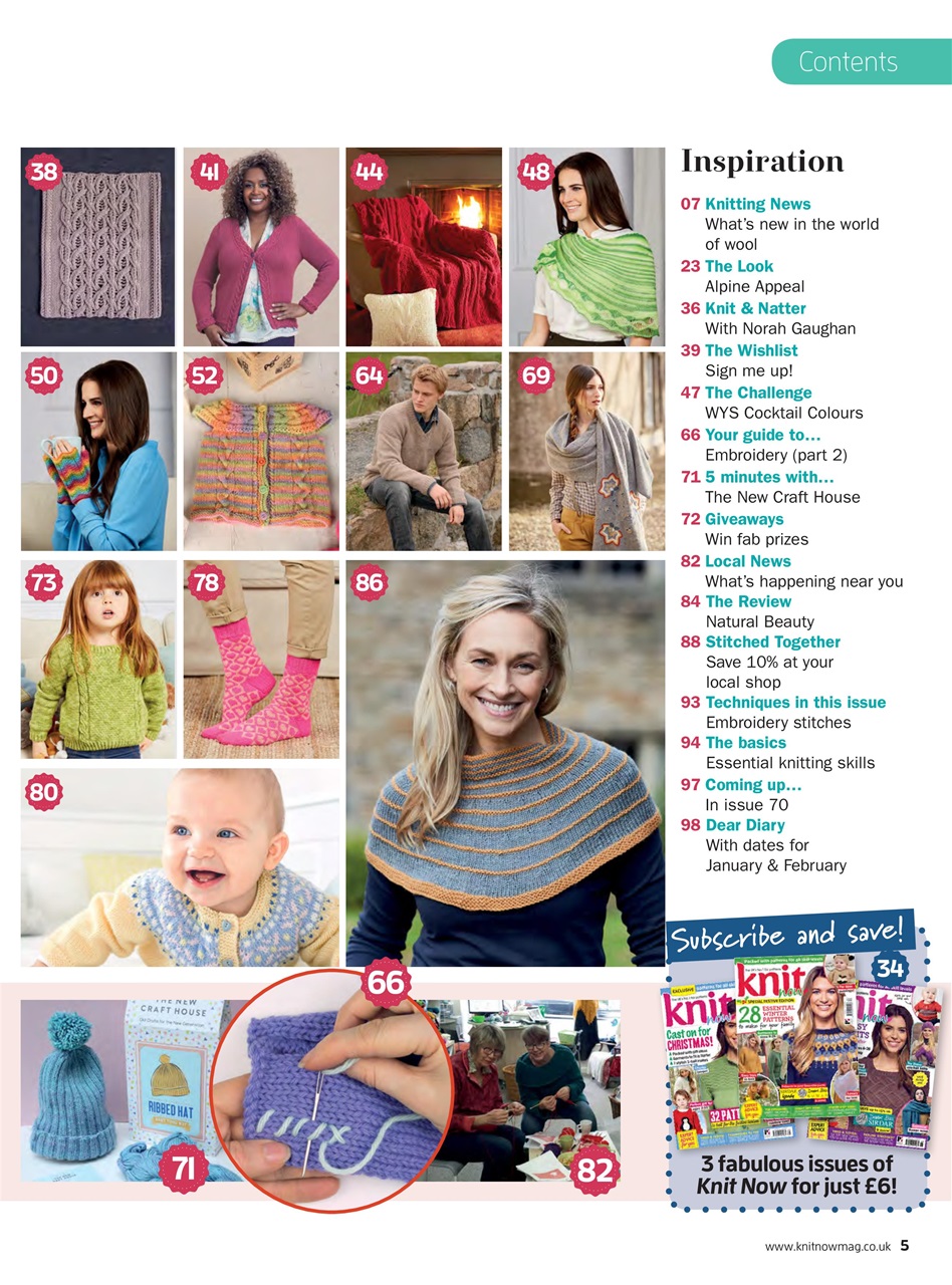 Knit Now Preview Pages