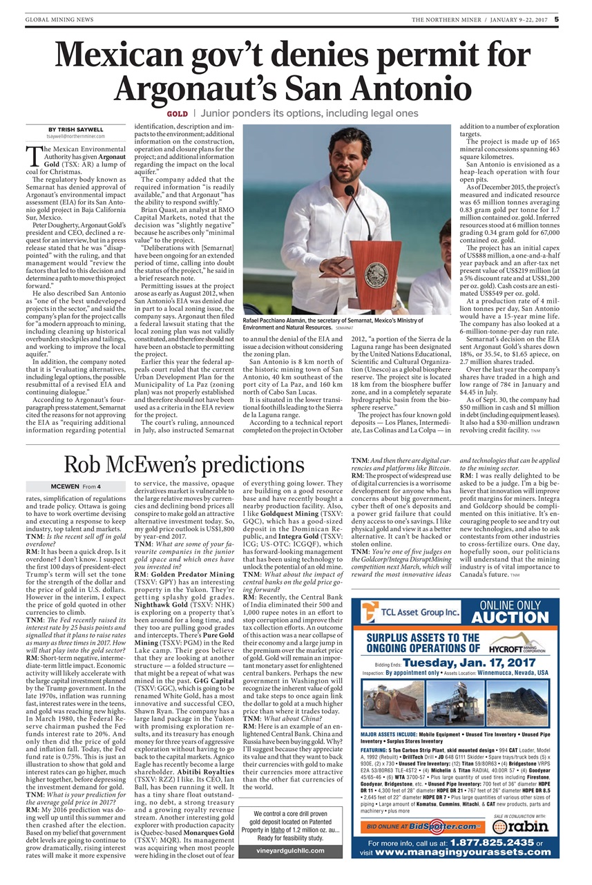 The Northern Miner Preview Pages