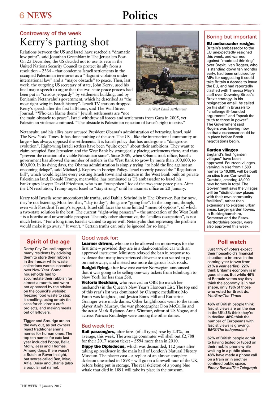 The Week Preview Pages