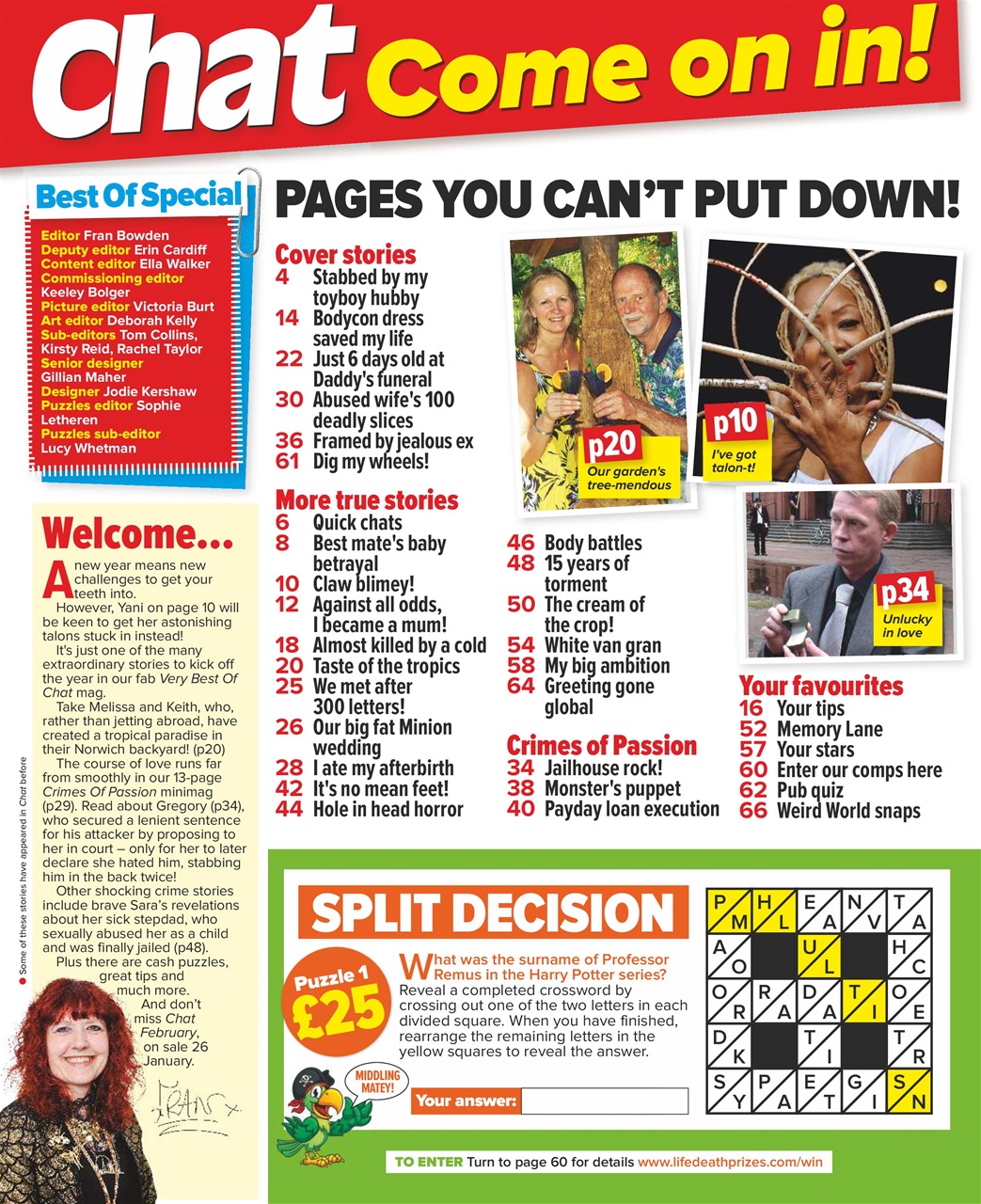 Chat Specials Preview Pages