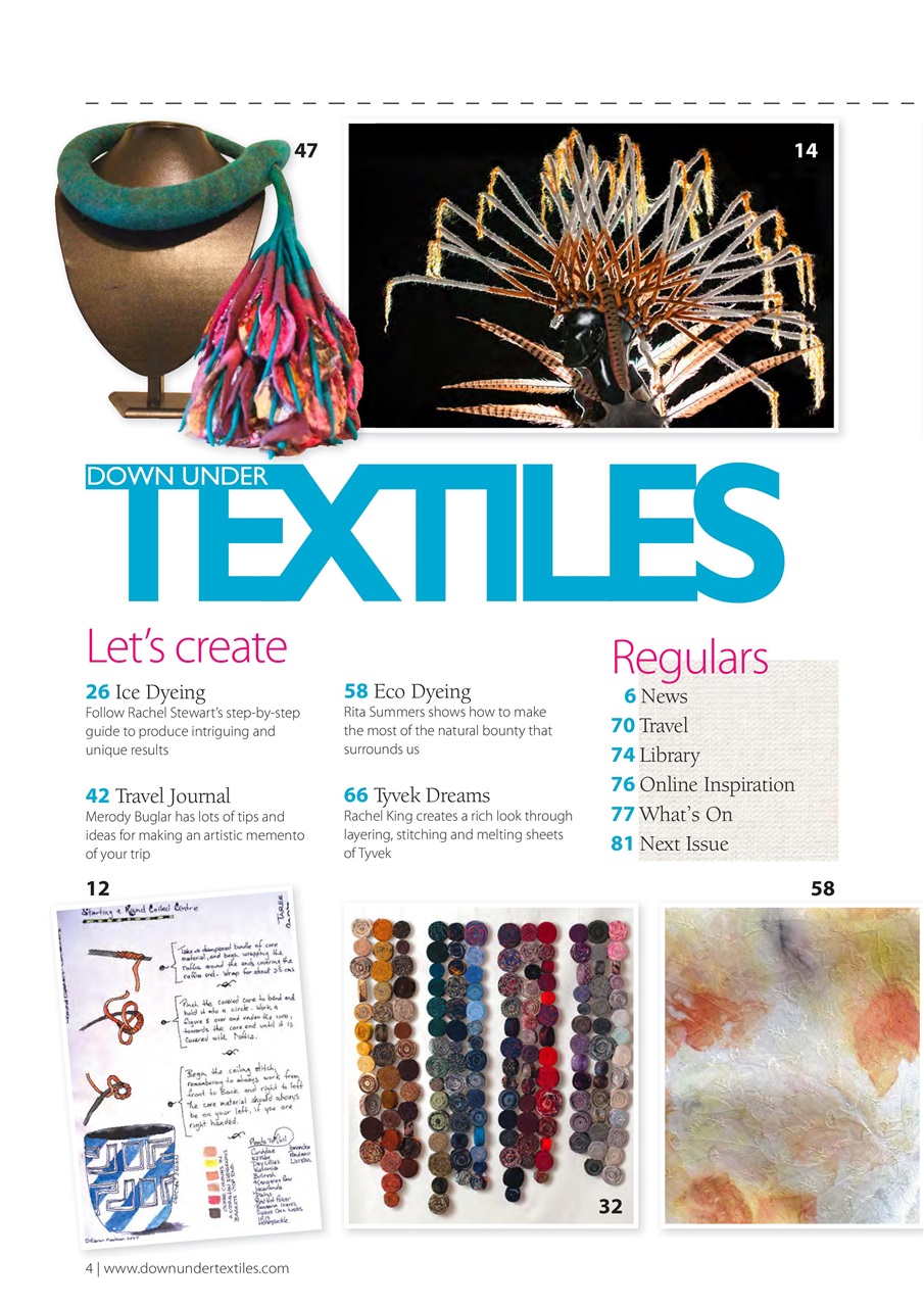 Down Under Textiles Preview Pages