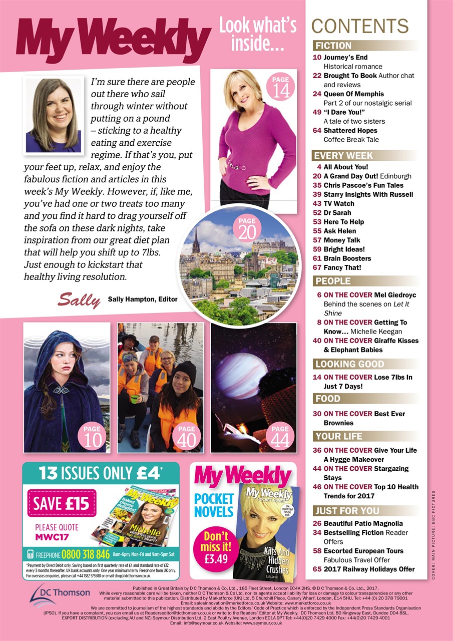 My Weekly Preview Pages