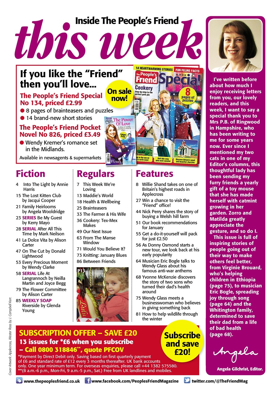 The People’s Friend Preview Pages