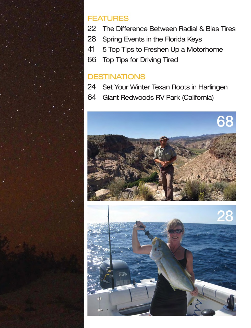 Snowbirds & RV Travelers Preview Pages