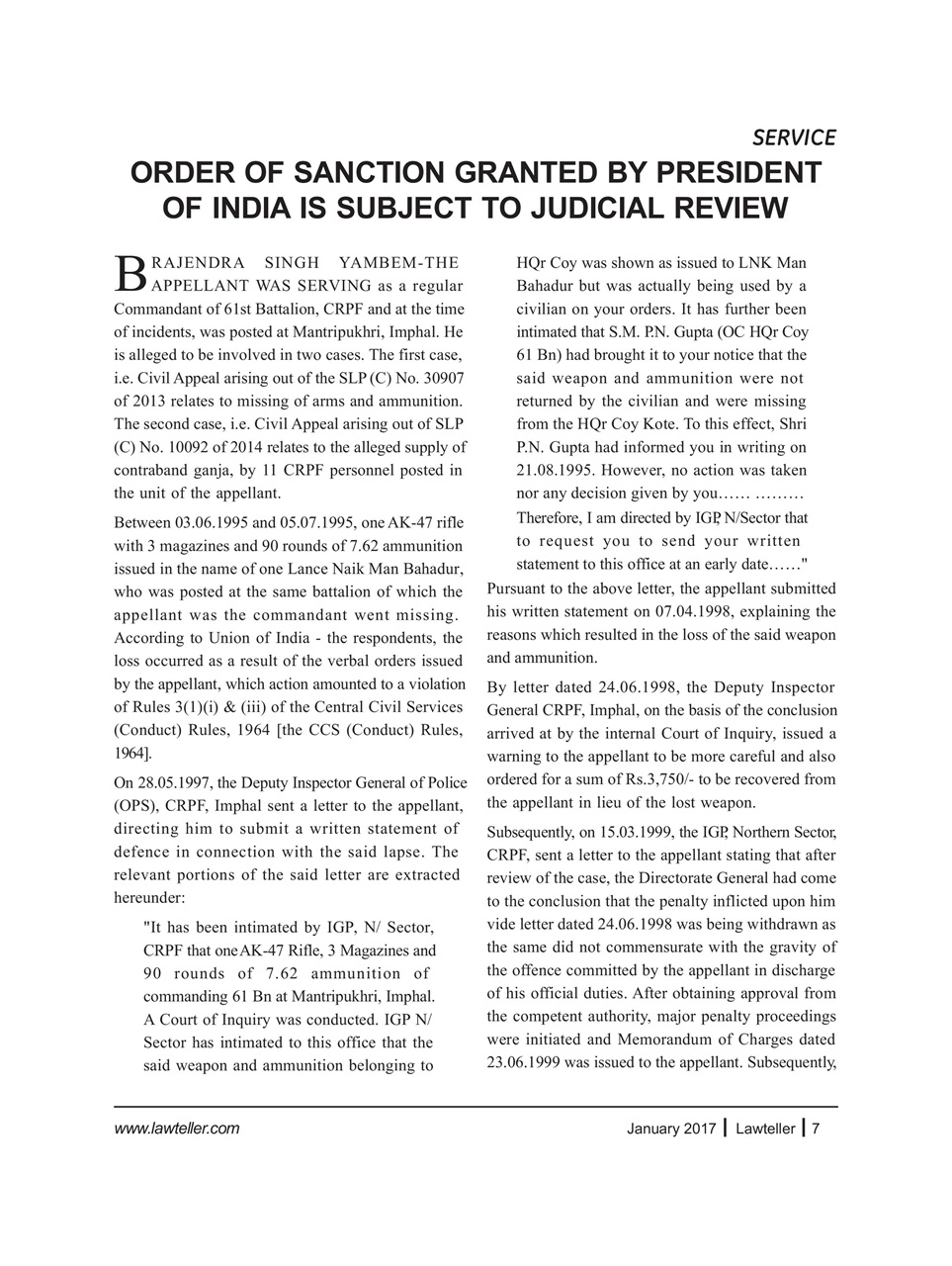 Lawteller – A Legal Awareness Magazine Preview Pages