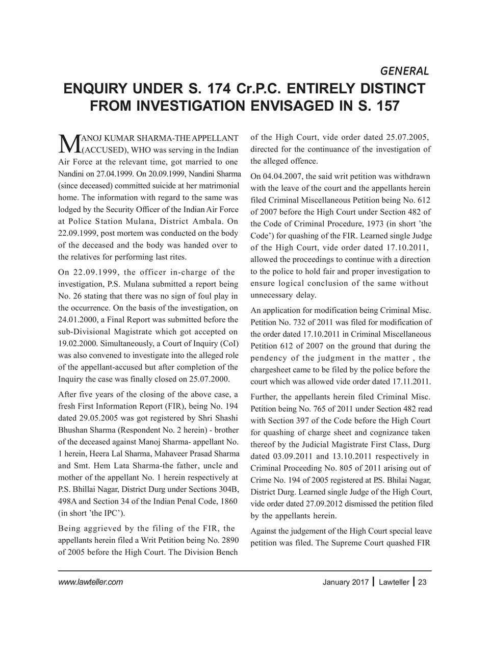 Lawteller – A Legal Awareness Magazine Preview Pages