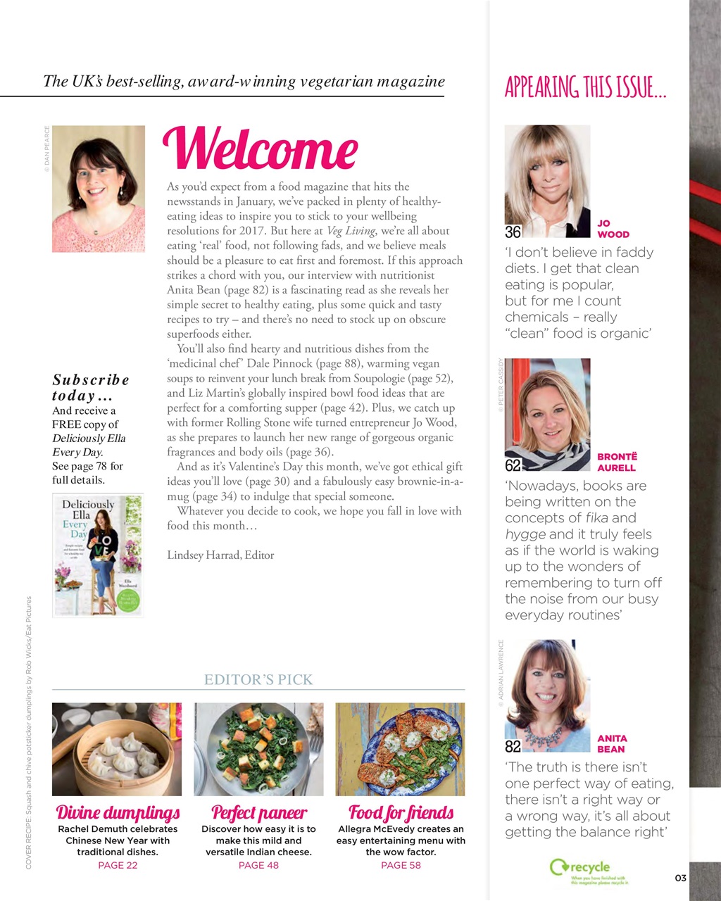 Vegetarian Living Preview Pages
