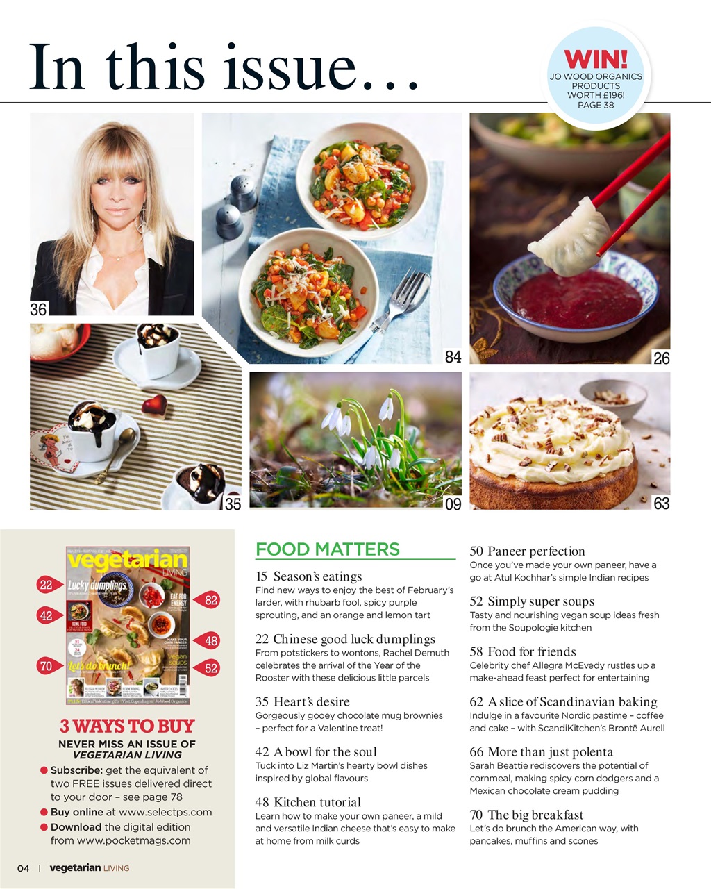 Vegetarian Living Preview Pages