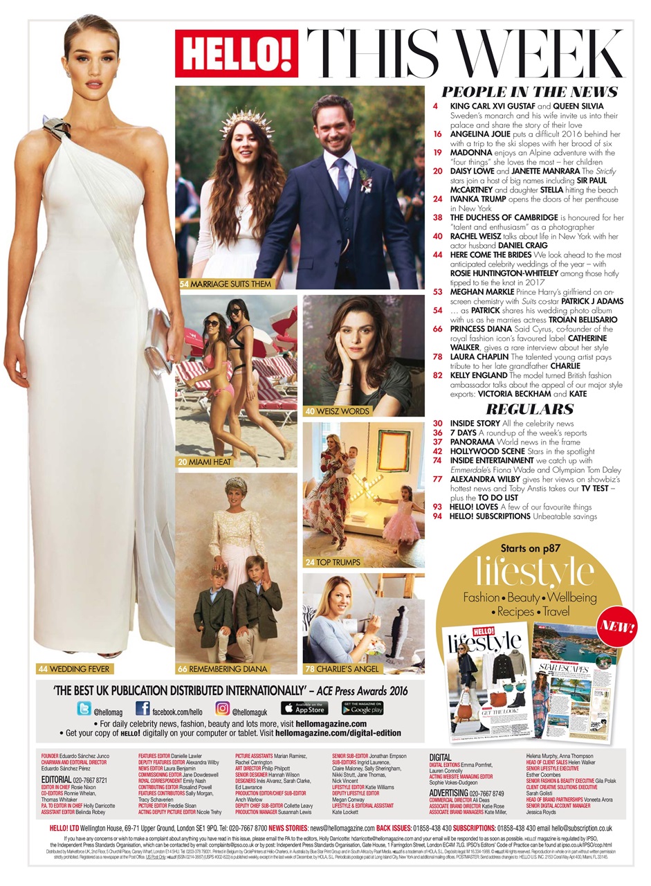 Hello! Magazine Preview Pages