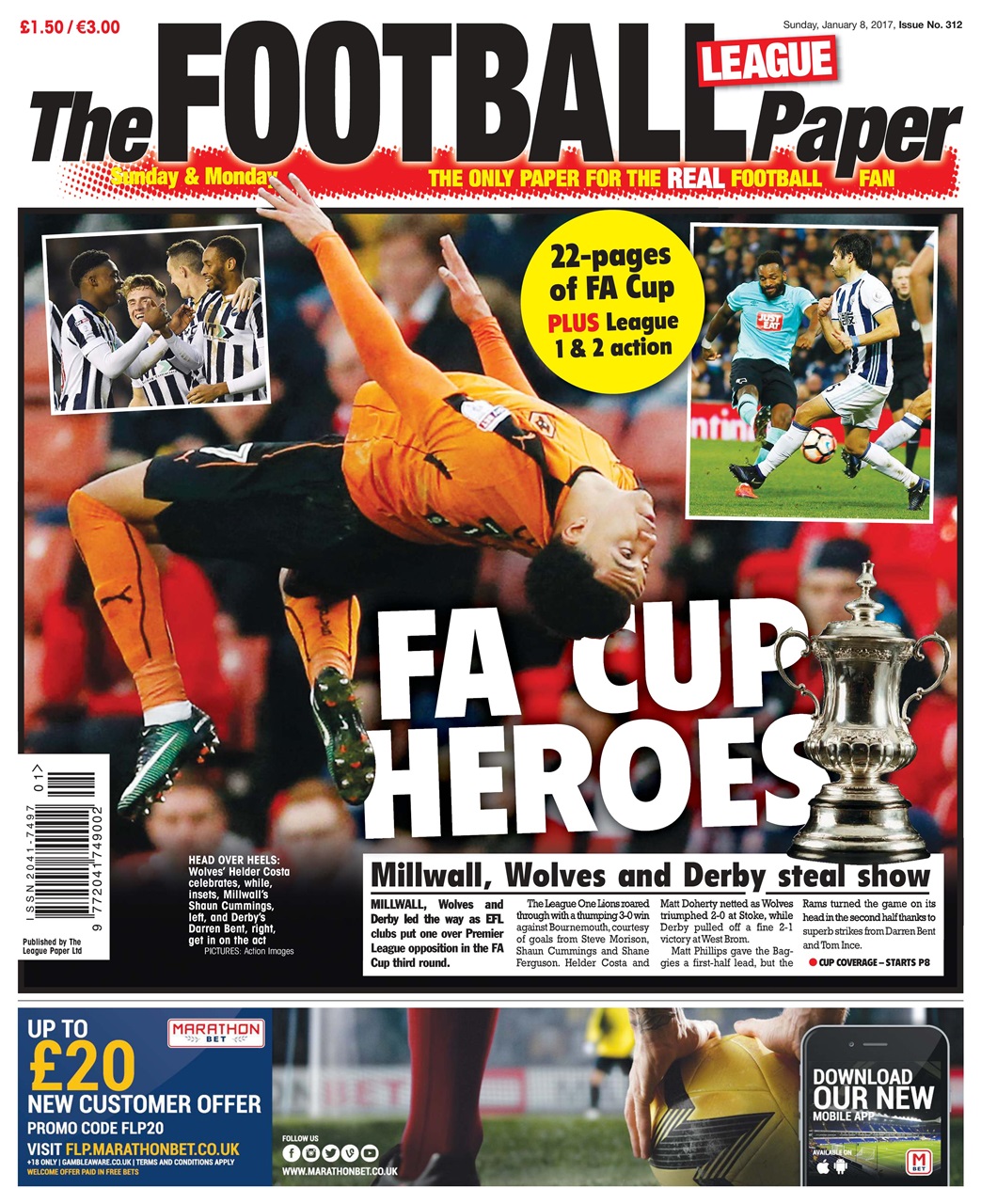 The Football League Paper Preview Pages