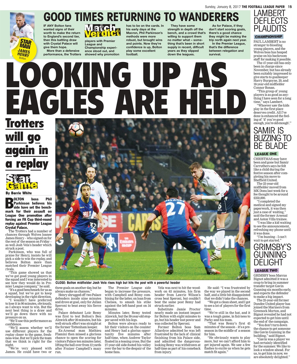The Football League Paper Preview Pages