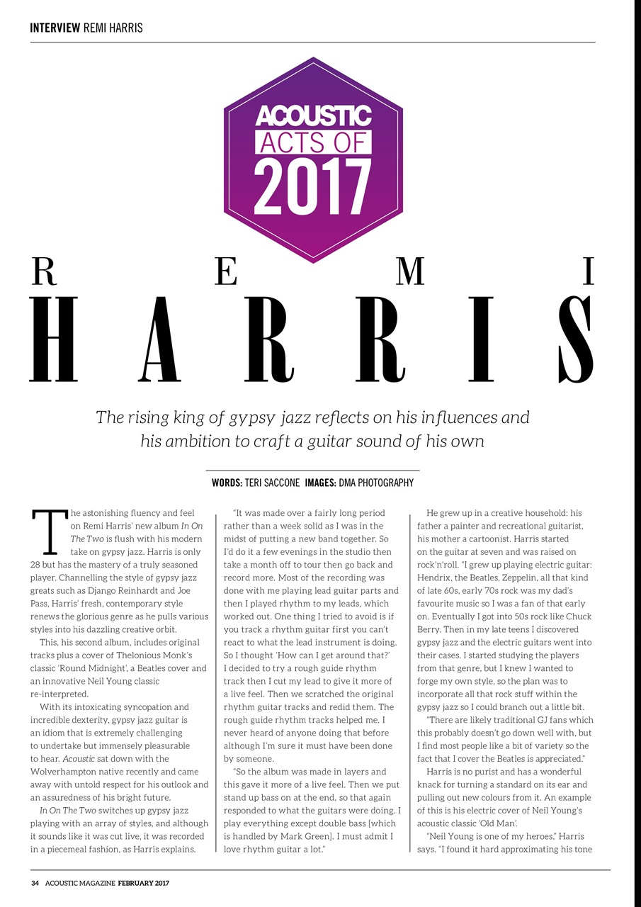 Acoustic Preview Pages