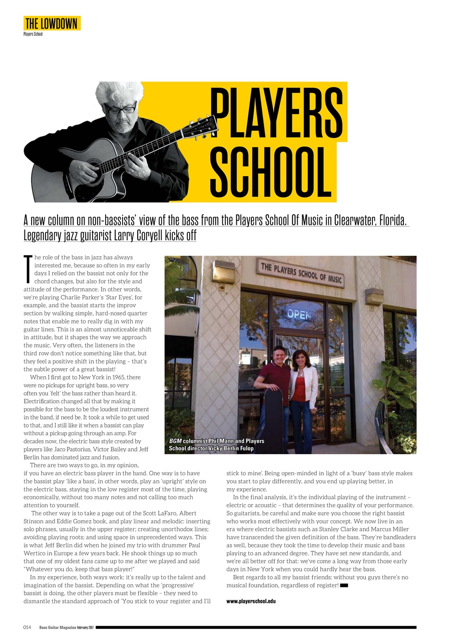 Bass Player UK Preview Pages