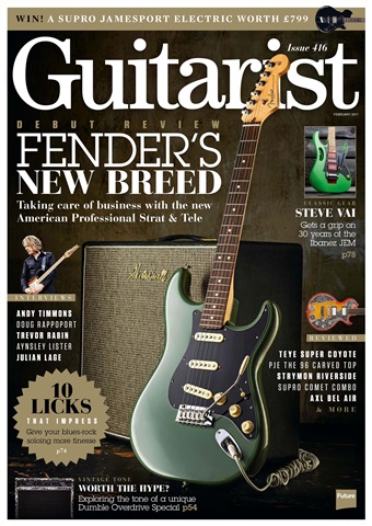 Guitarist issue February 2017