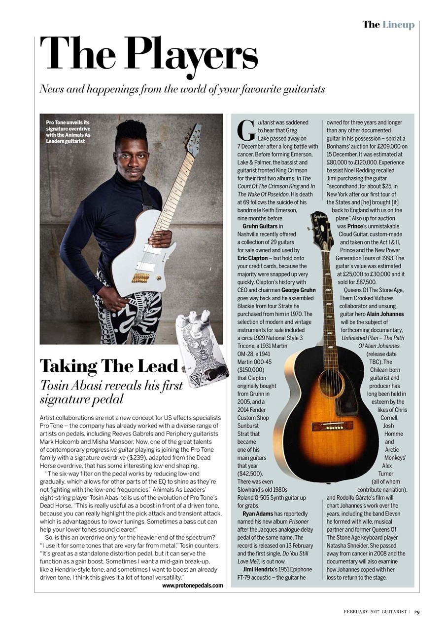 Guitarist Preview Pages