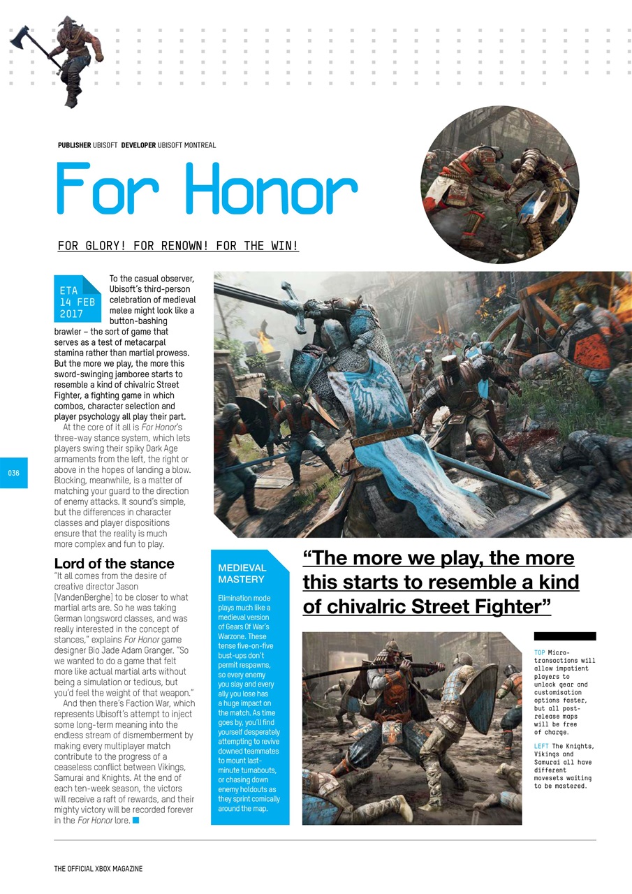 Official Xbox Magazine (UK Edition) Preview Pages