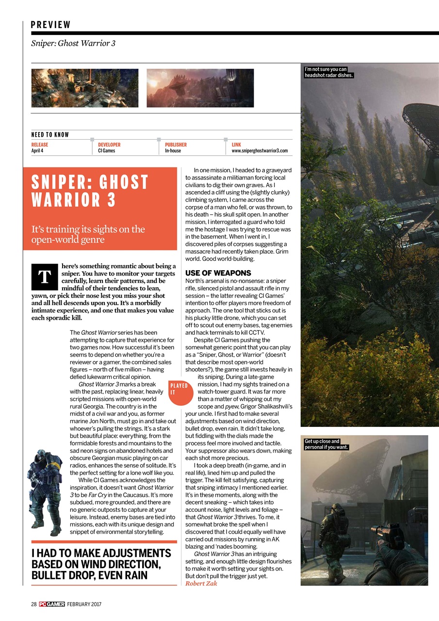 PC Gamer (UK Edition) Preview Pages