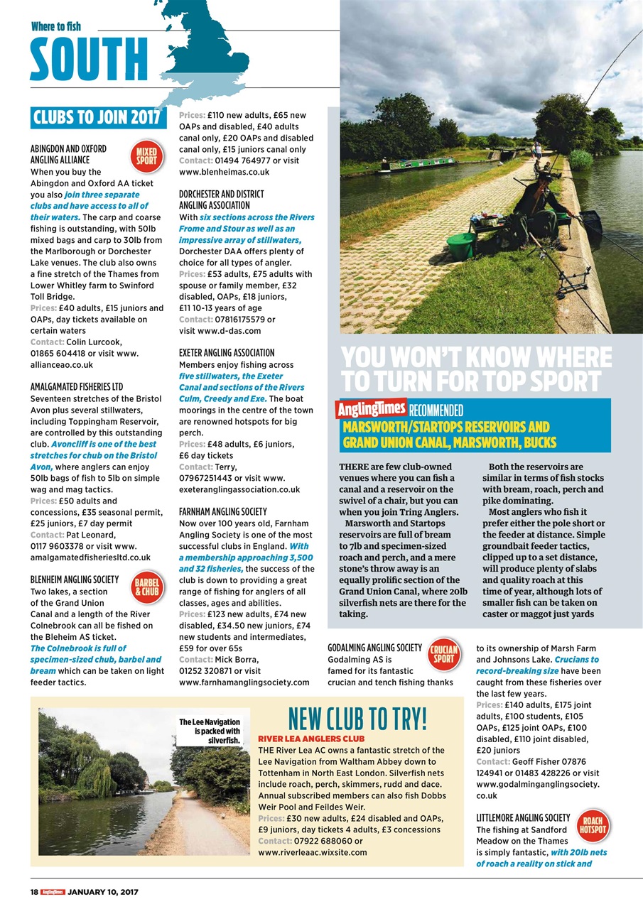 Angling Times Preview Pages