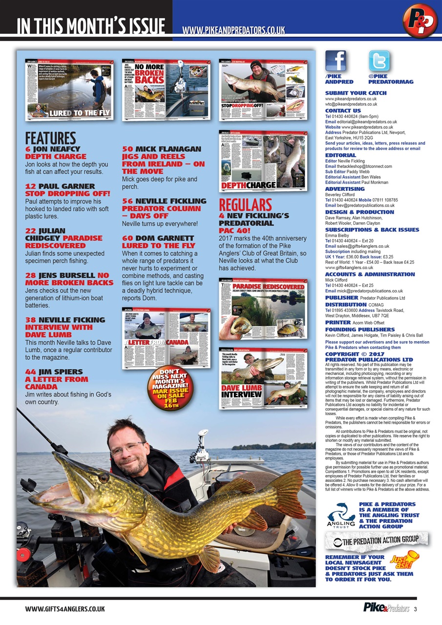 Pike & Predators Preview Pages