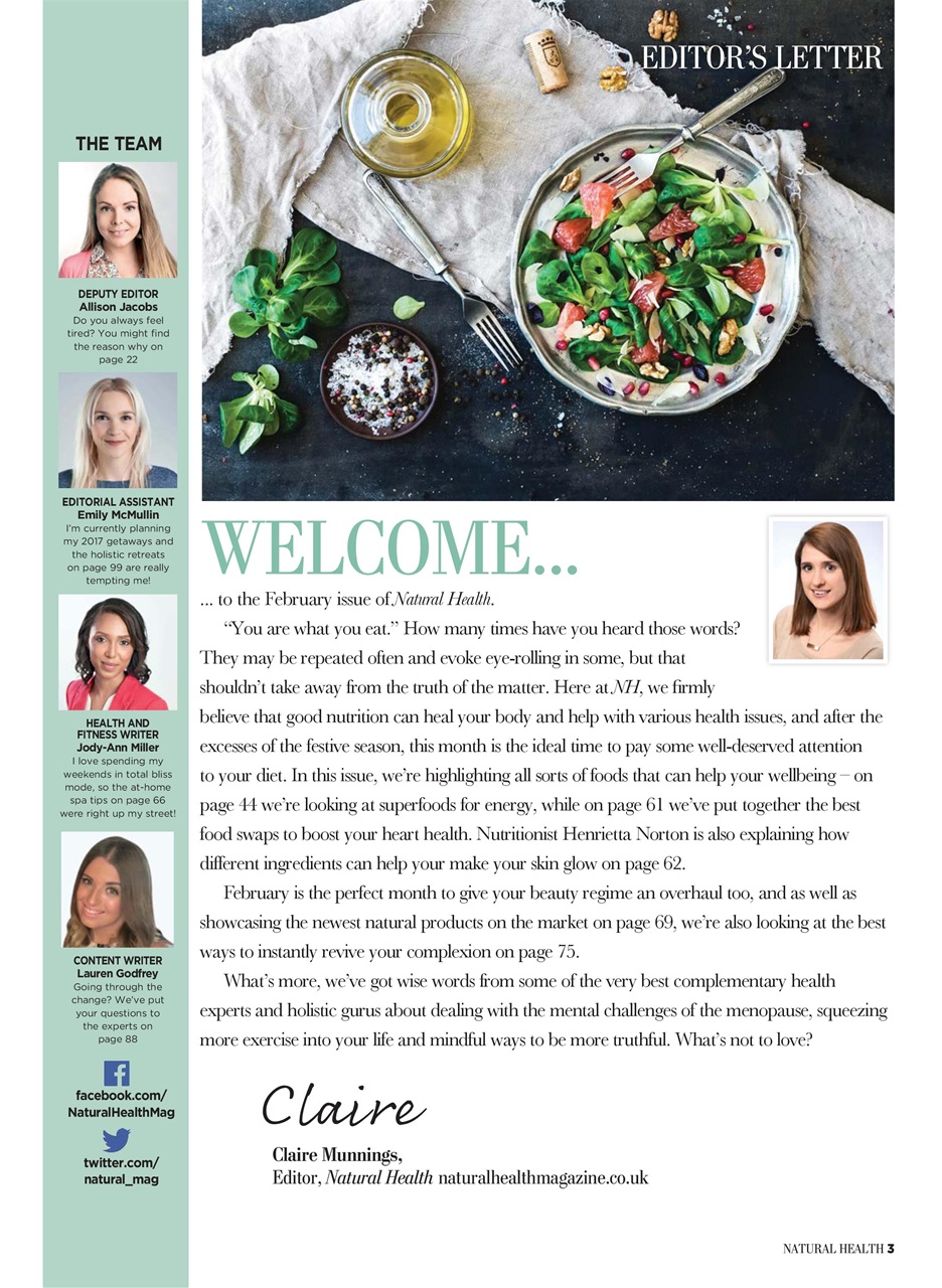 Natural Health Preview Pages