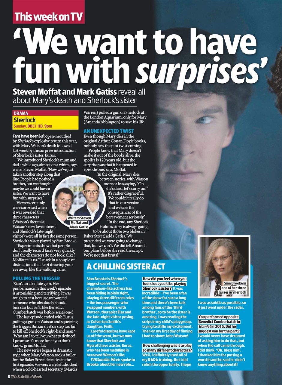 TV & Satellite Week Preview Pages