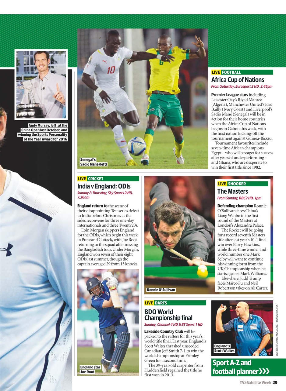 TV & Satellite Week Preview Pages