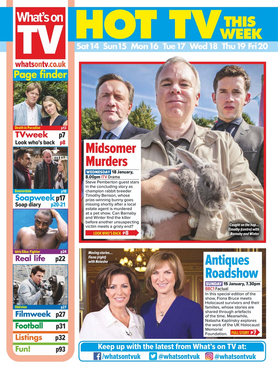 What's on TV Preview Pages